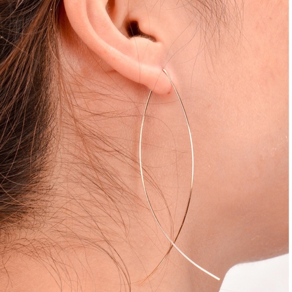 Silver Minimalist Hoop Earrings